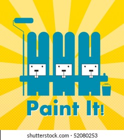 rabbits-painters