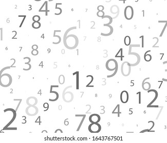 Rabdom numbers. Illustration for concept design. Digital design concept. Digital technology wallpaper.Vector binary code background.