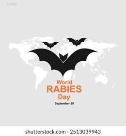 Rabies Day, celebrated every September 28, raises awareness about rabies prevention and control, Template for social media