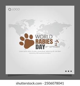 Rabies Day, observed on September 28th, aims to raise awareness about the prevention and control of rabies, a deadly viral disease.