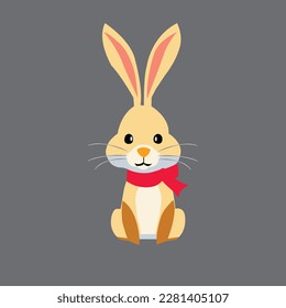a rabit vector artwork,a beautifull rabit vector art, a fine rabit vecto