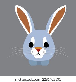 a rabit vector artwork,a beautifull rabit vector art, a fine rabit vecto