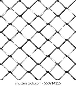 rabitz grid metal fence pattern