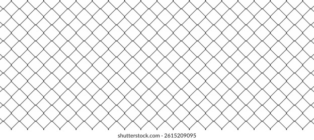 Rabitz texture, Chain-link mesh fence, schematic illustration eps 10