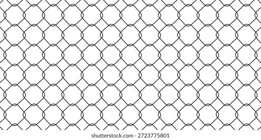 Rabitz texture, Chain-link mesh fence, schematic illustration eps 10