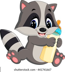 Raccoon cartoon 