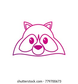 Raccoon cartoon design