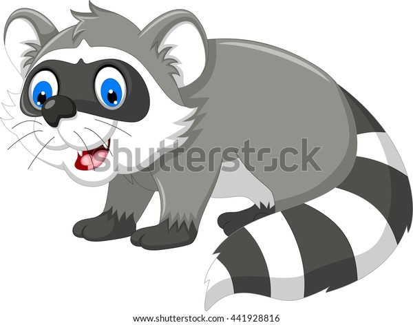 Raccoon Cartoon You Design Stock Vector (royalty Free) 441928816 