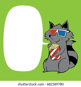 Raccoon FUNNY 3D FILM