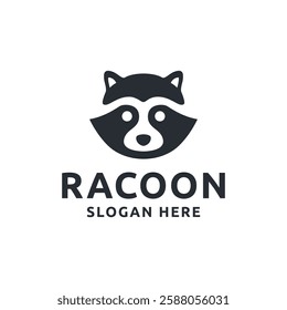 Raccoon logo for animal care industry