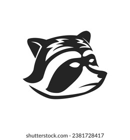 raccoon logo template Isolated. Brand Identity. Icon Abstract Vector graphic