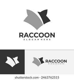 Raccoon logo vector template, Creative Raccoon head logo design concepts