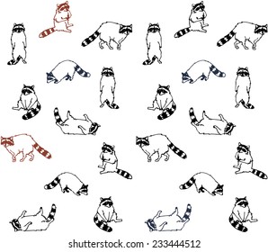 Raccoon Pattern