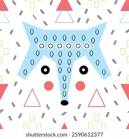 Raccoon Pattern - Masked Design