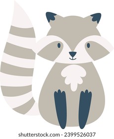 Ilustración de vectores de raccoon