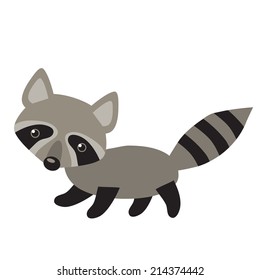 Raccoon vector illustration