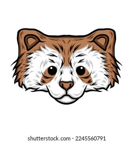 Raccoon Vector Logo animal Design illustration