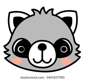 raccoon,mammal,animals,animal kingdom,wildlife,ZOO,face,zoo,safari,baby animal,wild life,animal,wild animals,jungle,icon,fowl symbol,kids animal