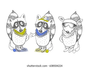 Raccoons and golf