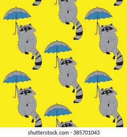 raccoons pattern