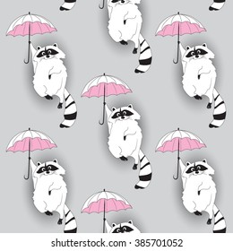 raccoons pattern