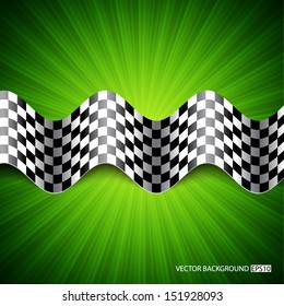 Race background. Checkered flag. EPS10 vector