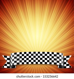 Race background. Checkered flag. EPS10 vector