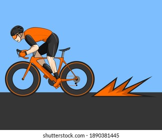 race bike vector illustration design