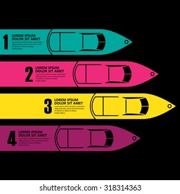 race Boat infographics