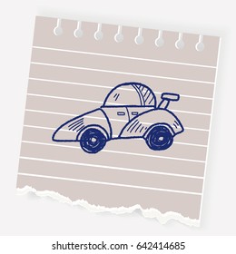 race car doodle