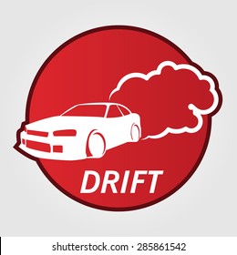 Race Car Drifting.