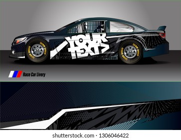race car graphic background vector. blue black abstract lines vector with modern camouflage design concept  for truck and vehicles graphics vinyl wrap 