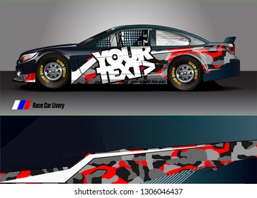 race car graphic background vector. blue black abstract lines vector with modern camouflage design concept  for truck and vehicles graphics vinyl wrap 