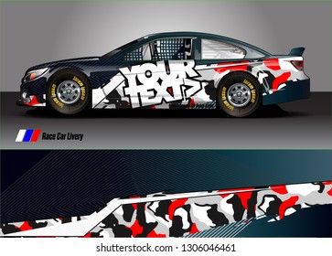 race car graphic background vector. blue black abstract lines vector with modern camouflage design concept  for truck and vehicles graphics vinyl wrap 