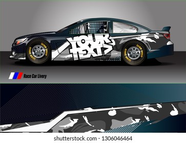 race car graphic background vector. blue black abstract lines vector with modern camouflage design concept  for truck and vehicles graphics vinyl wrap 