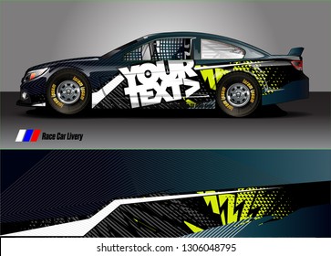 race car graphic background vector. abstract black blue lines vector with modern camouflage design concept  for truck and vehicles graphics vinyl wrap 
