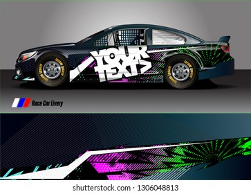 race car graphic background vector. abstract black blue lines vector with modern camouflage design concept  for truck and vehicles graphics vinyl wrap 
