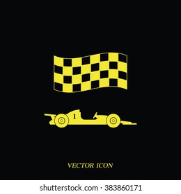 Race car icon.
