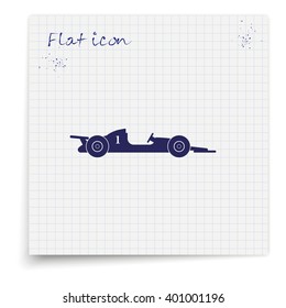 Race car icon.