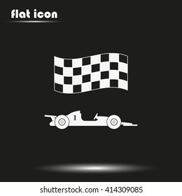 Race car icon.