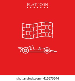Race car icon.