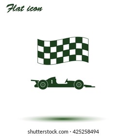 Race car icon.