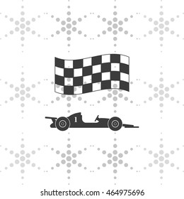 Race car icon.