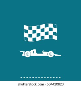 Race car icon.