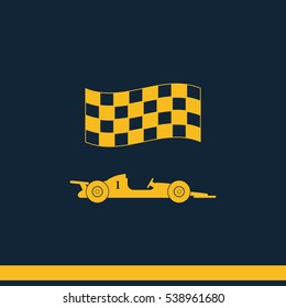 Race car icon.