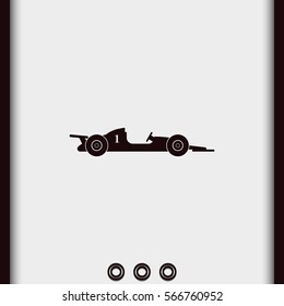 Race car icon.