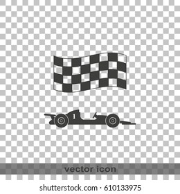 Race car icon.