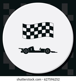 Race car icon.