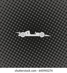 Race car icon.