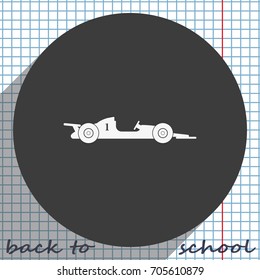 Race car icon.